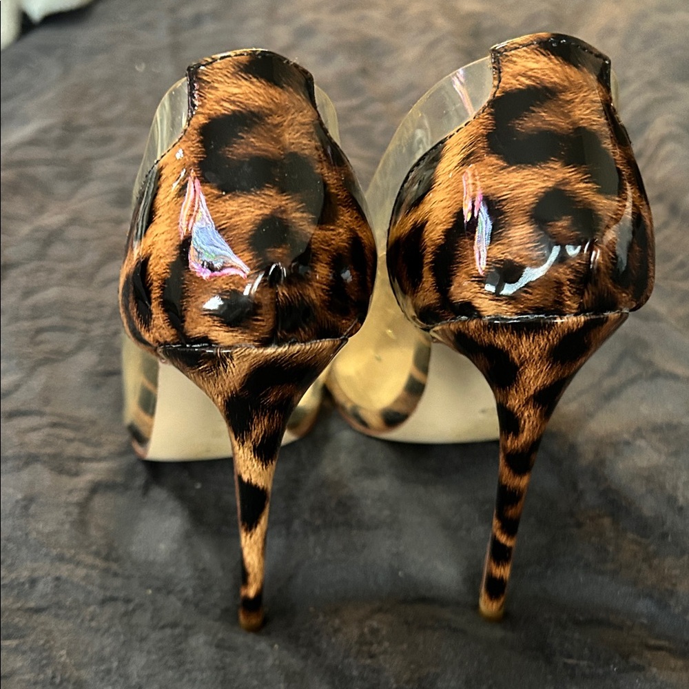 FSJ Leopard and Clear Heels - Picture 3 of 6
